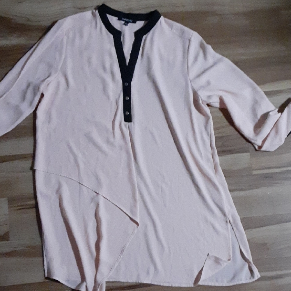 Relativity Pink and Black Blouse